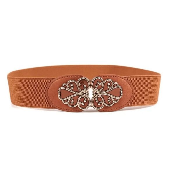 2/$21 25.6 Inch Ladies Brown Stylish Trendy Ladies Belt - Picture 1 of 4